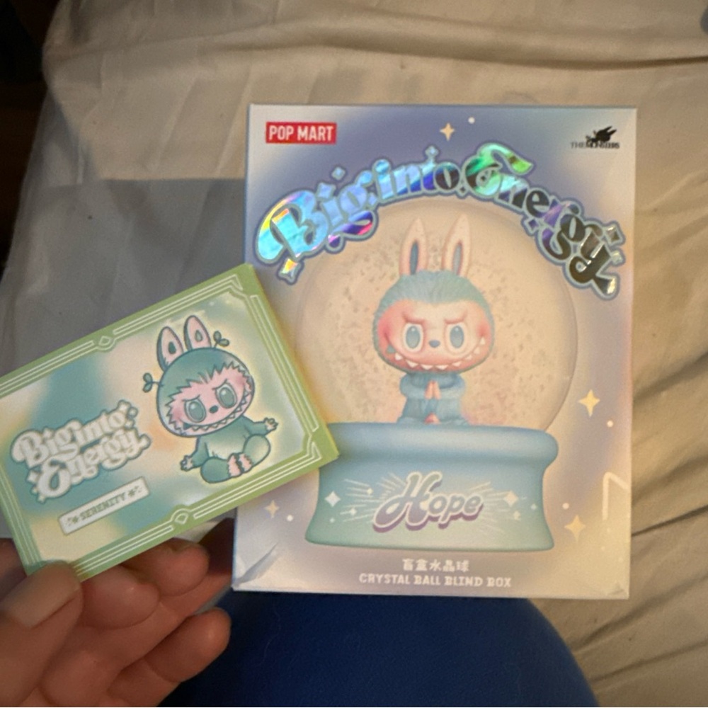 Pop Mart Big into Energy Snow Globe Blind Box. Authentic and Brand New